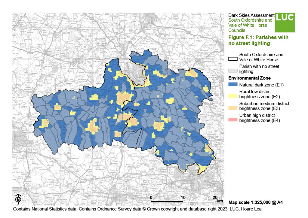Figure F.1: Parishes with no street lighting