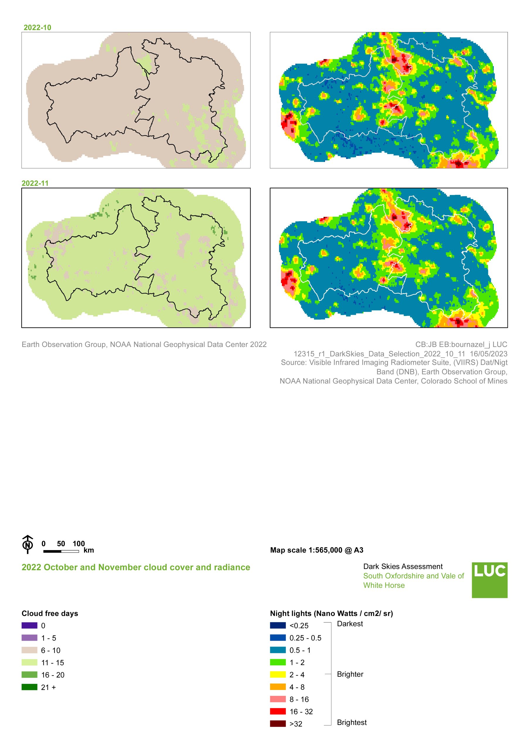 Figure B.5: Dark skies data selection - 2022 Quarter 4