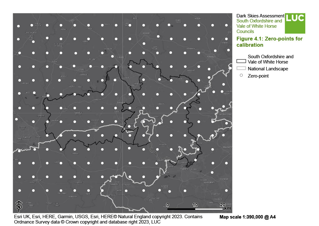 Figure 4.1: Zero-points for calibration