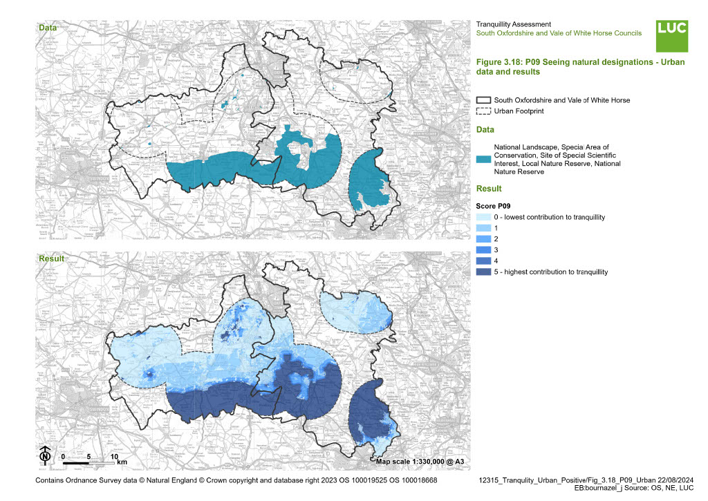 Figure ‎3.18: P09 Seeing natural designations - Urban data and results 