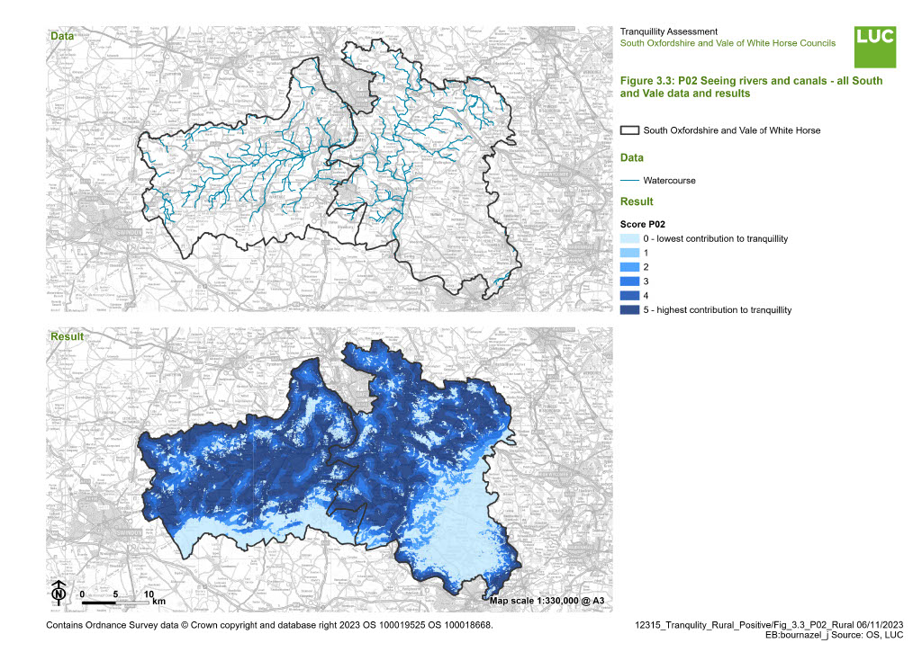 Figure ‎3.3: P02 Seeing rivers and canals all South and Vale data and results