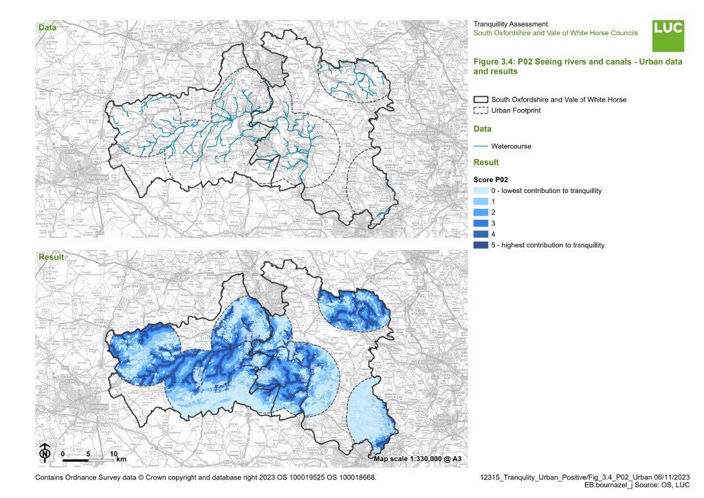 Figure ‎3.4: P02 Seeing rivers and canals – Urban data and results