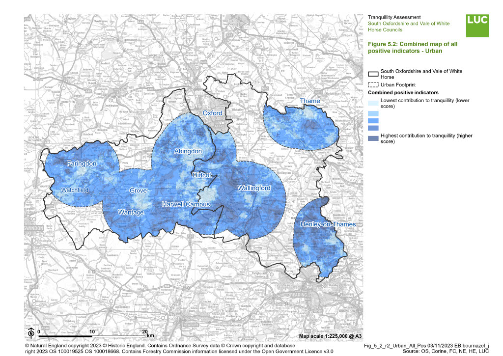 Figure ‎5.2: Combined map of all positive indicators - Urban