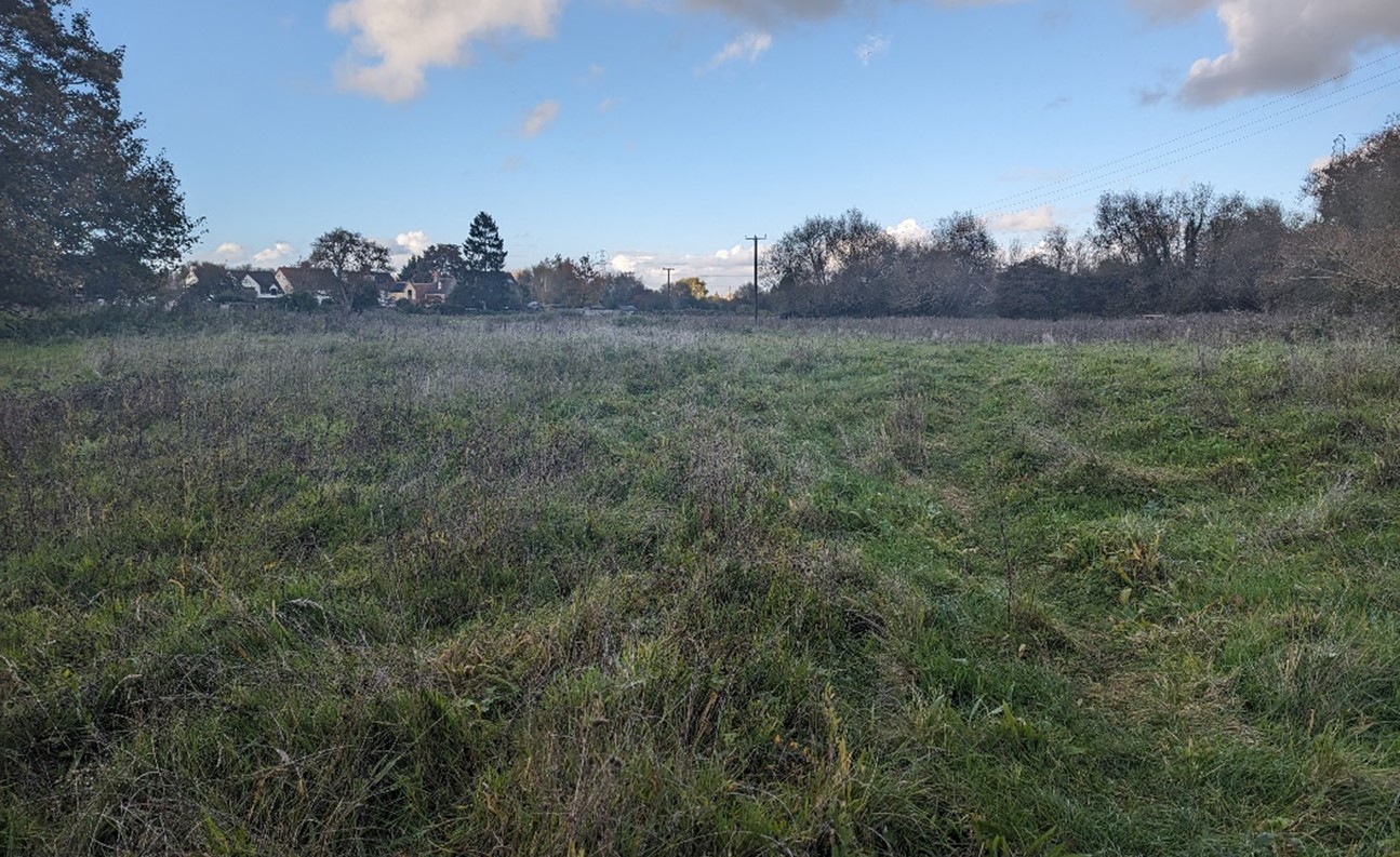 Functional floodplain at South Hinksey, with views to Oxford