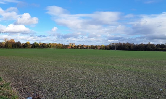 Views to the settlement edge of Aston Tirrold