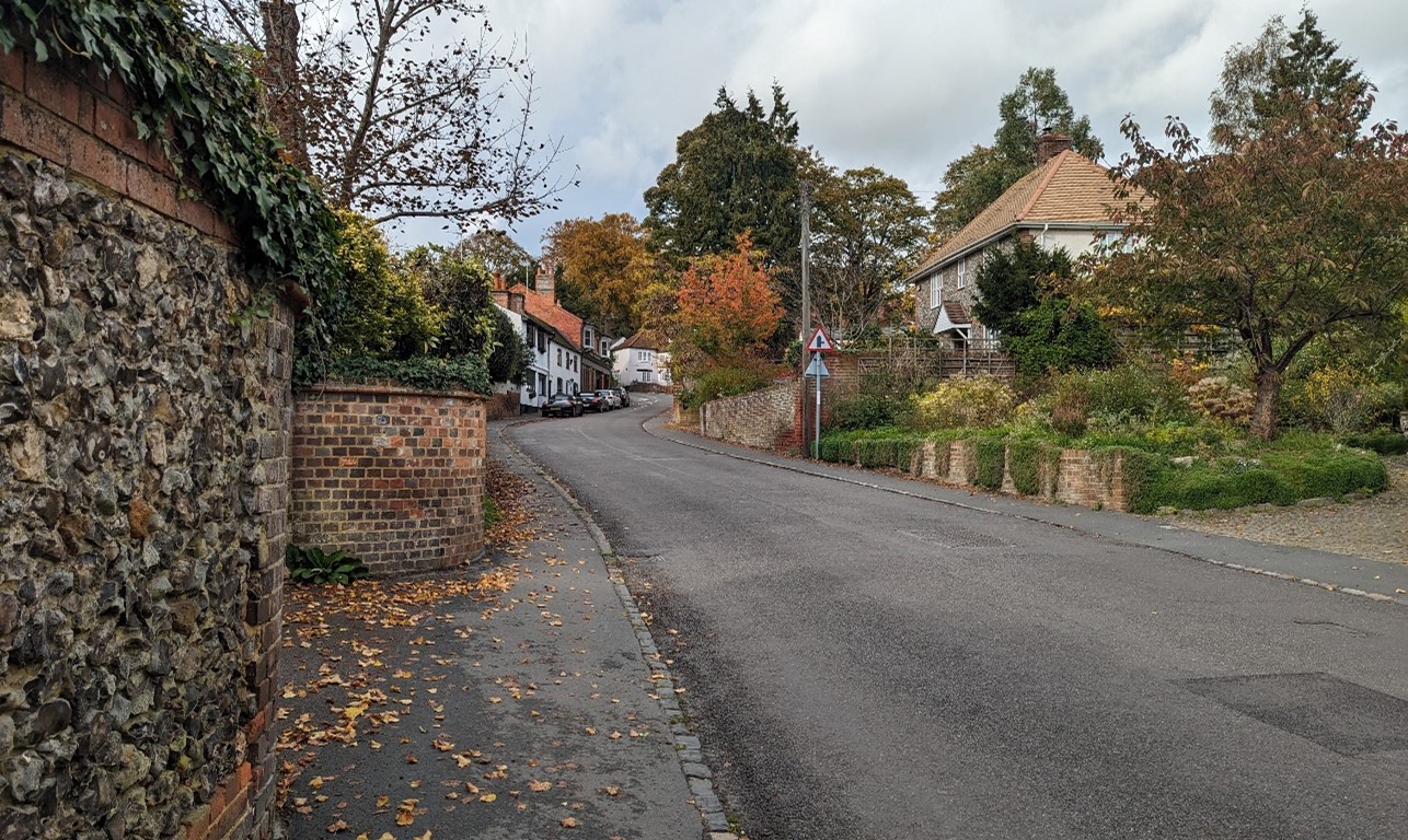 Typical Thames village vernacular at Whitchurch-on-Thames