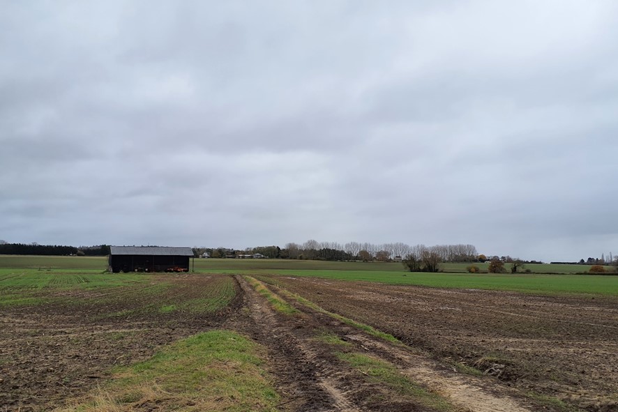 LCA 8C: Large-scale, open arable fields south of Cumnor, with wooded skyline